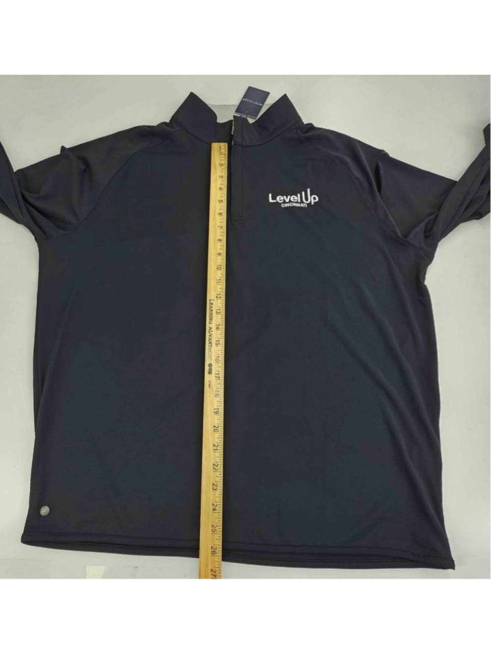 Peter Millar Crown Crafted Quarter Zip XL Black Performance Pullover NWT - Picture 11 of 13